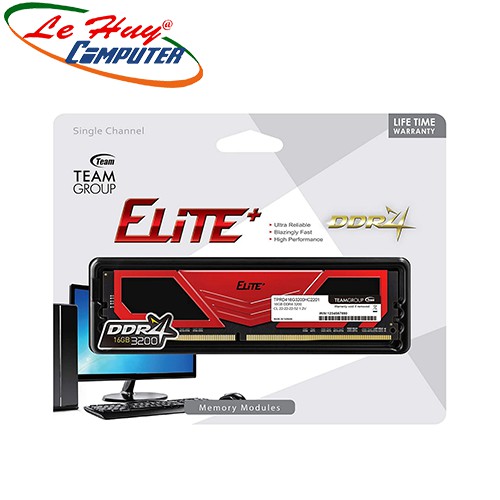 Ram TEAMGROUP ELITE PLUS 16GB (1x16GB) DDR4 3200MHz