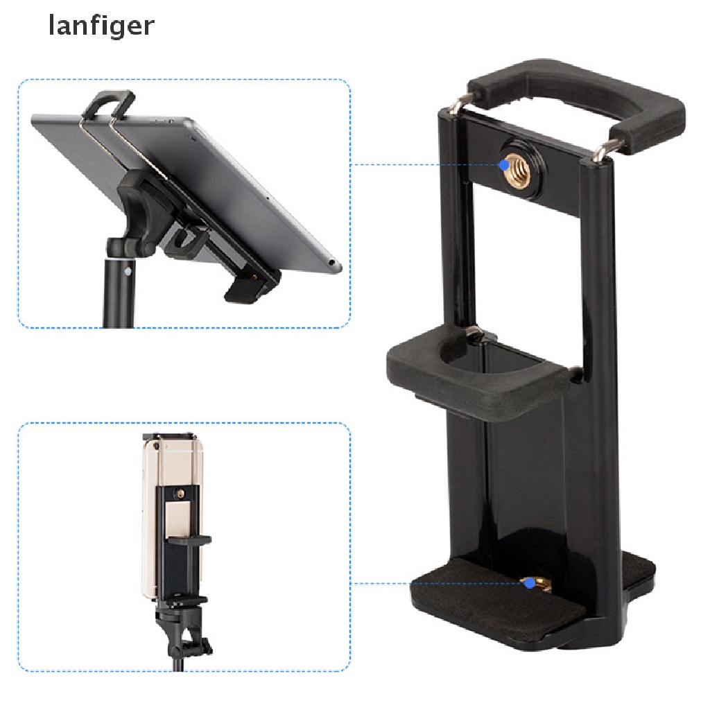 Giá Đỡ Kẹp Điện Thoại / Máy Tính Bảng 2 Trong 1 1 / 4 &quot;Hỗ Trợ Chụp Ảnh Tự Sướng