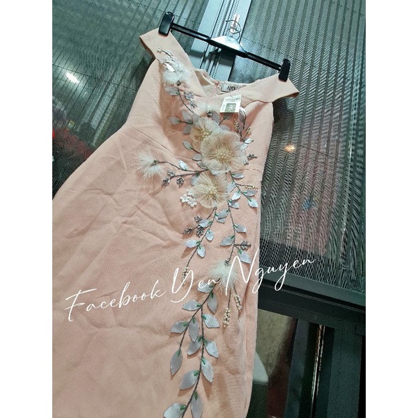 AMY STORE ⤑ Váy đính cườm, hạt đá thủ công siêu đẹp màu hồng ⇿〈Giá gốc 2.800〉