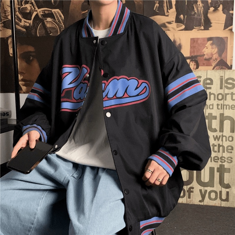 Áo Khoác Bomber Dù Nam Cúc Bấm YAM 2 Lớp Mẫu Mới - CLITUS FASHION