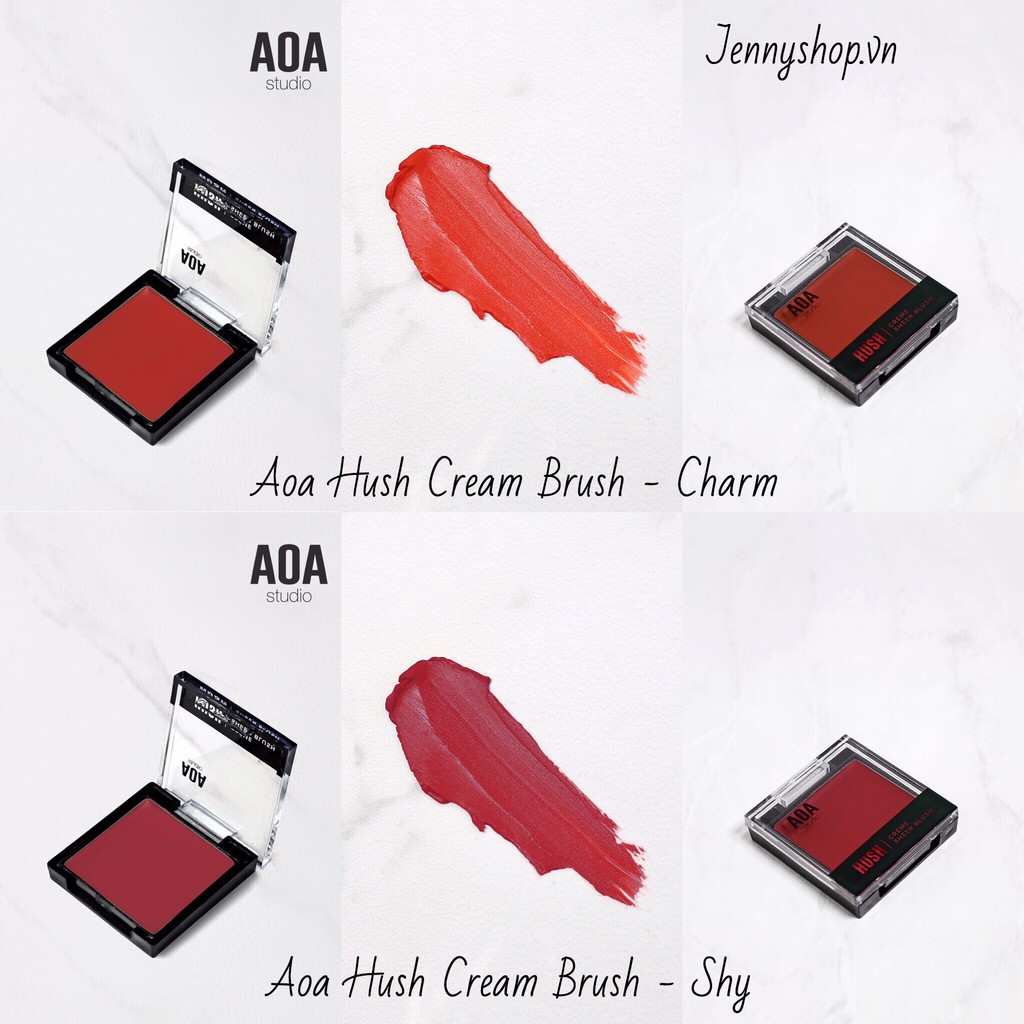 Phấn Má Kem Aoa Studio Hush Cream Blush