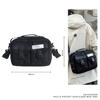 Túi đeo chéo satchel heymister multi pocket shoulder bag 3081 | 3t streetwear