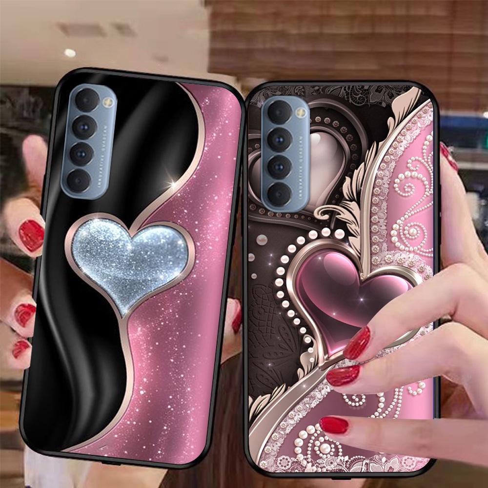 Ốp lưng điện thoại oppo reno 4 / reno 4 pro in hình phong cách nữ sang chảnh