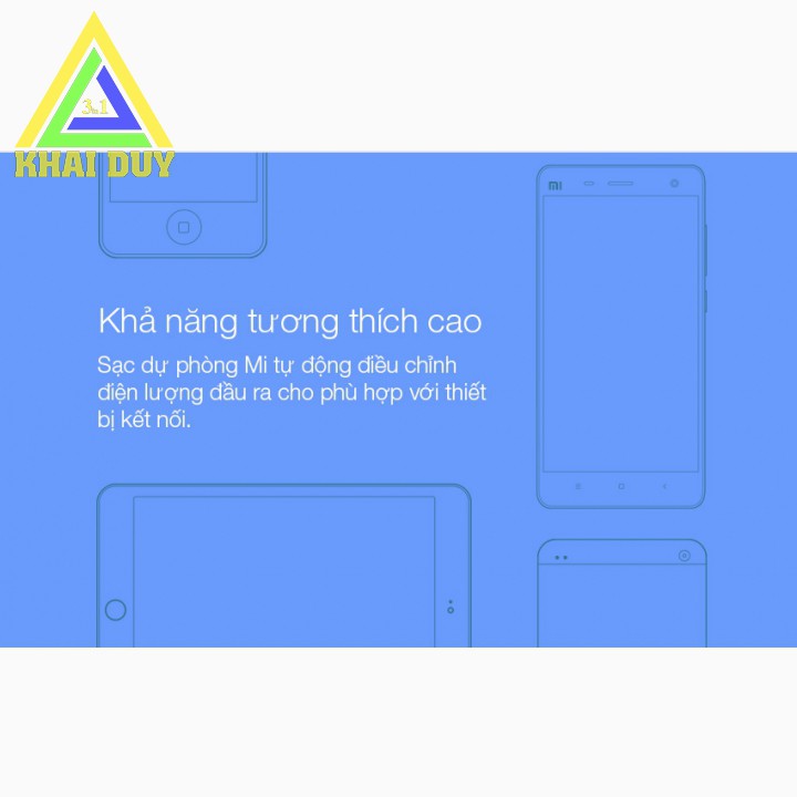 Pin Dự Phòng Xiaomi NDY02 5000mah Chính Hãng