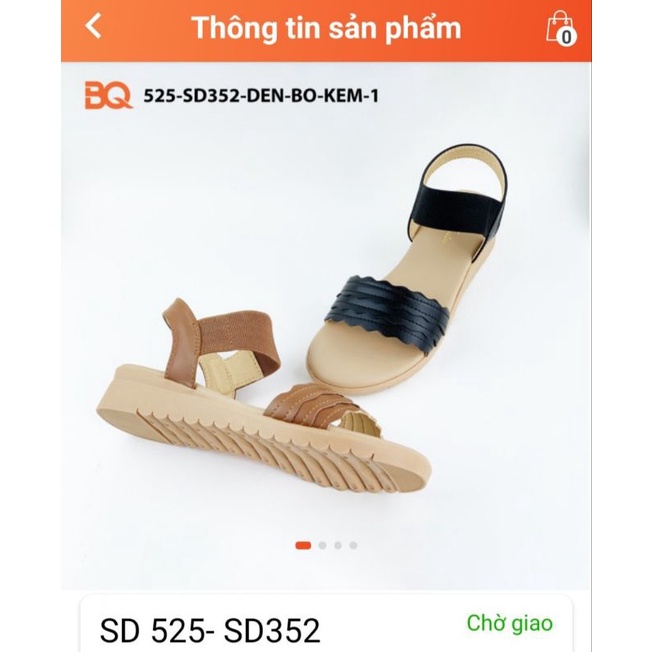 Sandal Nữ BQ Chính hãng SD352 Size 35-40