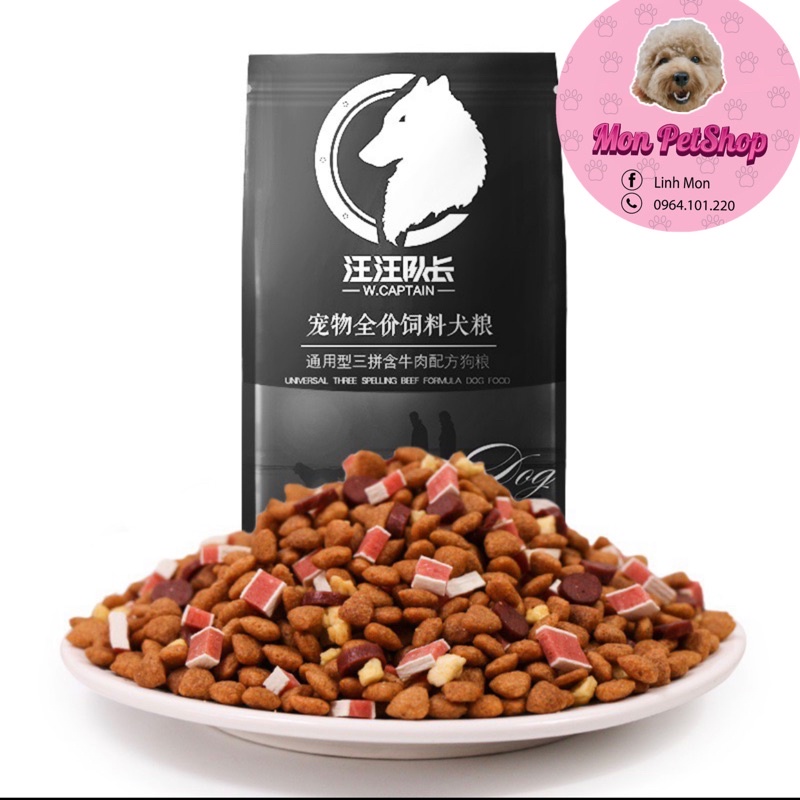 Hạt Captain bao 2.5kg dành cho cún biếng ăn