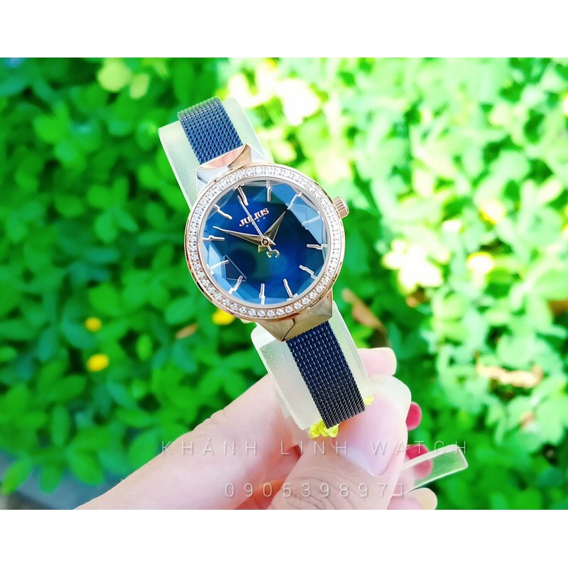 Đồng hồ Nữ Julius chính hãng Hàn Quốc JA 1043 Dây Thép