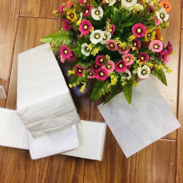Khăn Cây Lau Mặt Spa Loại 1 (200 Tờ/Cây)!! - Giấy Lau Mặt Trong Thẩm Mỹ, Spa - Khăn Giấy Chăm Sóc Da
