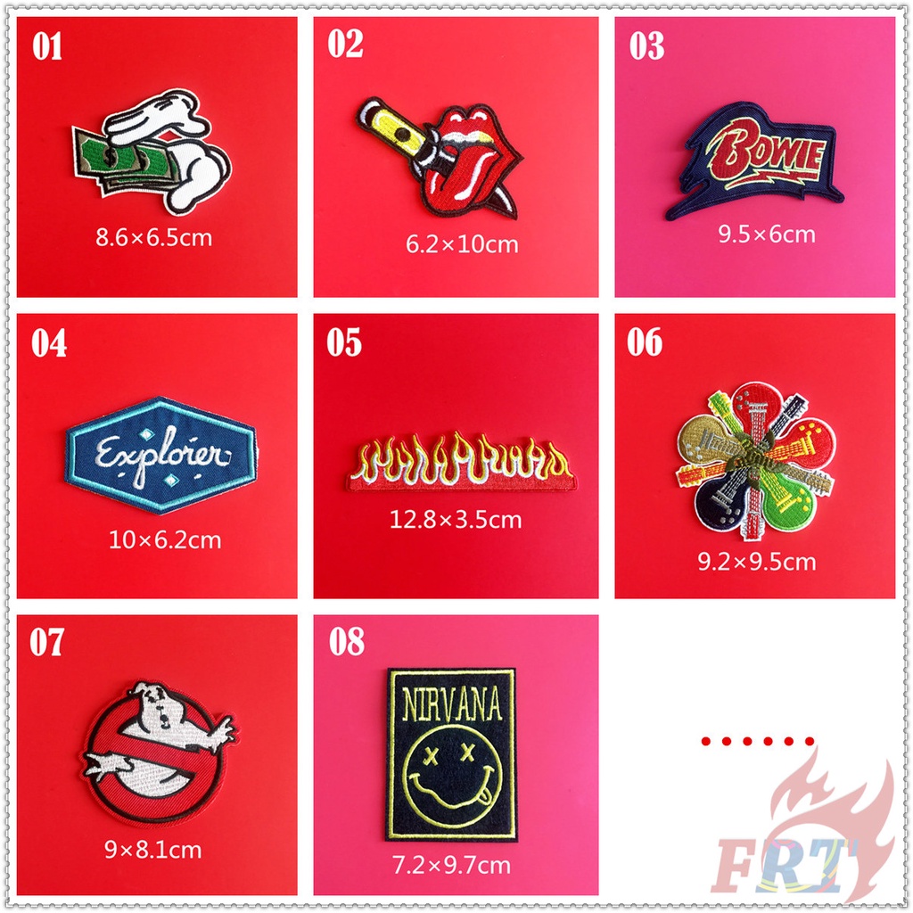 1 Sticker Ủi Thêu Hình Nhóm Nhạc Rock