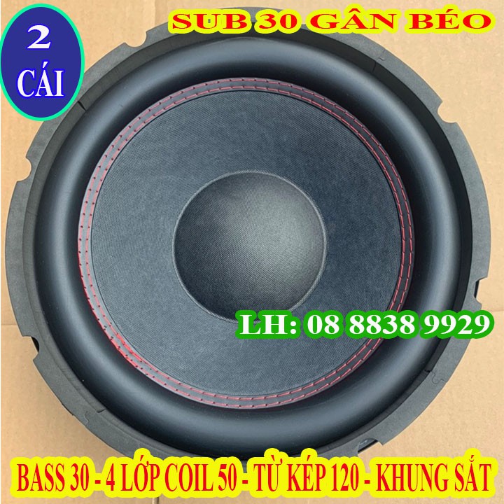 CỦ LOA SUB 30 JB CAO CẤP TỪ KÉP 120 COIL 50 GÂN BÉO - GIÁ 2 CHIẾC