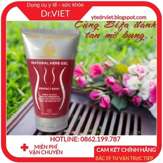 Kem tan mỡ Body Slim Cream Bifa – Giảm mỡ bụng, mỡ thừa, hết rạn da, săn chắc vùng bụng, giúp da đẹp dáng thon, mịn màng