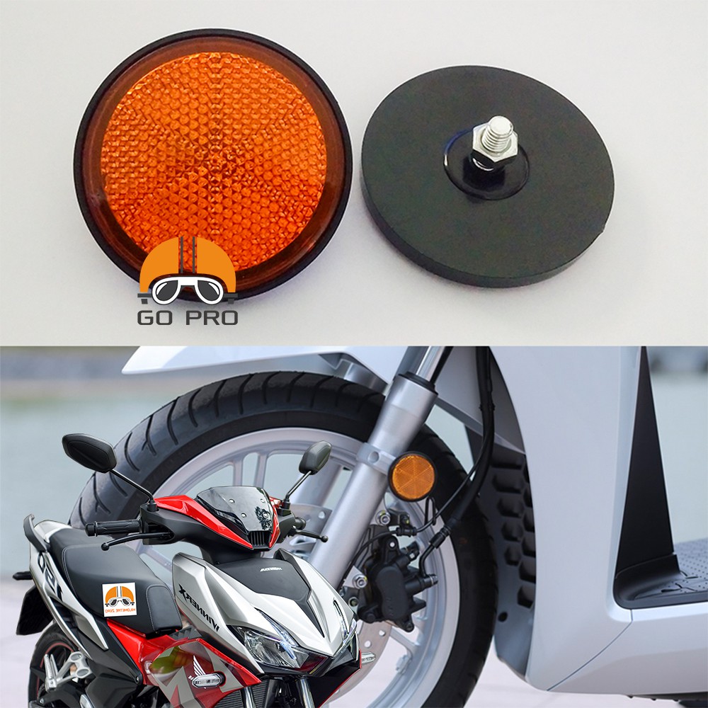 [CHÍNH HÃNG] Bộ 02 Mắt Mèo Phản Quang PHUỘT TRƯỚC TRÒN Honda Winner X VT58