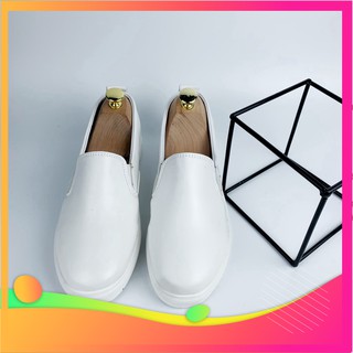 Giày Lười Nam Giày Mọi Giầy Thể Thao Trắng Cao Cấp - G36