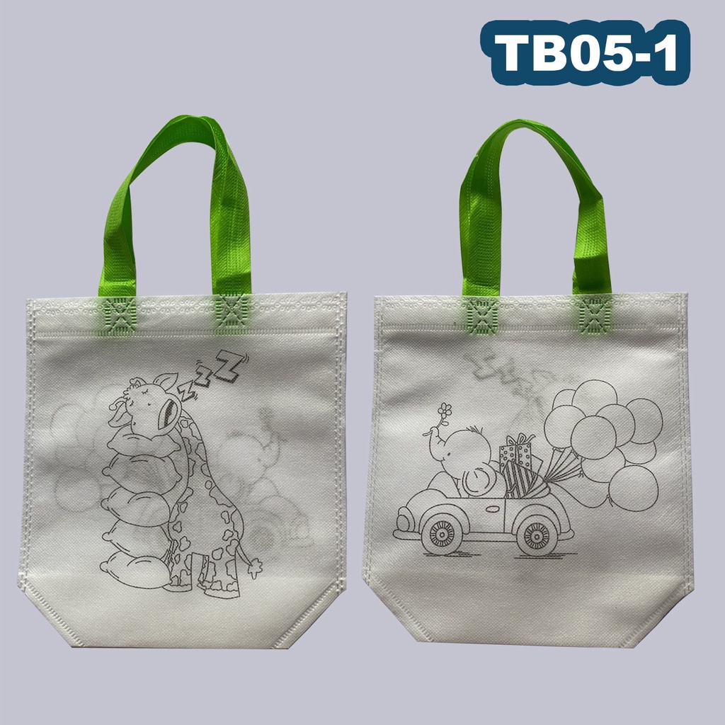 Nhân bản từ Túi vải vẽ, tô màu cho bé (2 mặt) TB05