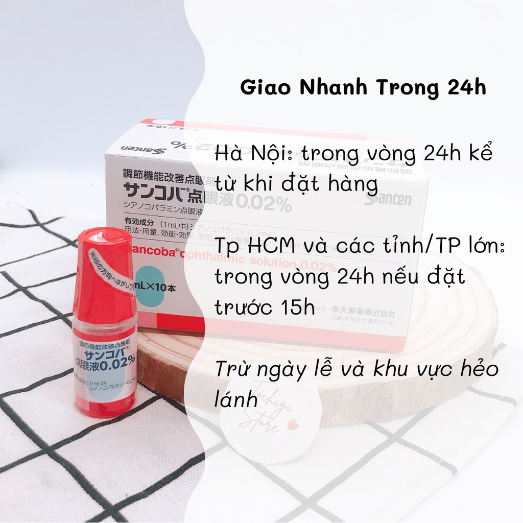 Nhỏ mắt phục hồi thị lực Sancoba Nhật Bản 5ml | BigBuy360 - bigbuy360.vn
