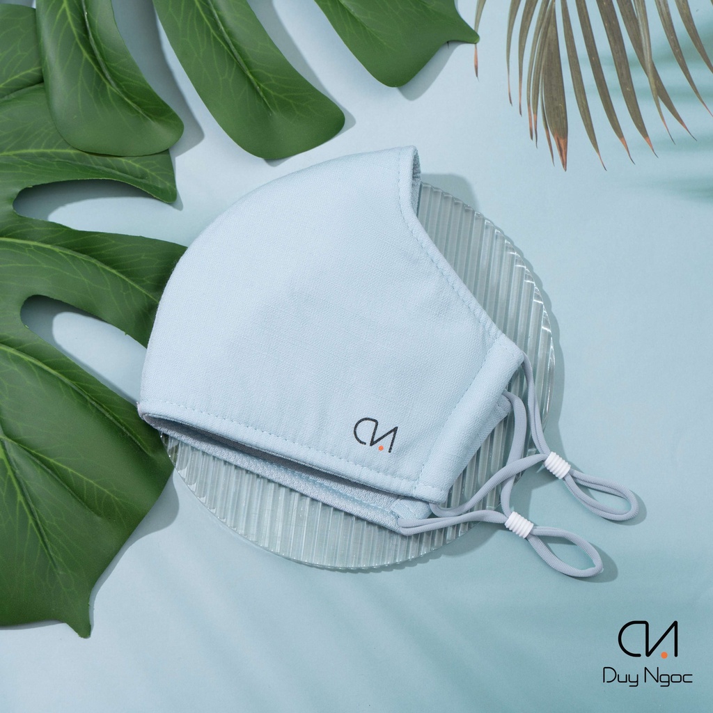 Khẩu trang Vải Sắc Xuân Linen Duy Ngọc Cao Cấp - BST &quot;CẢM HỨNG MÙA XUÂN&quot;, chất liệu dày dặn che nắng tốt, an toàn (9837)