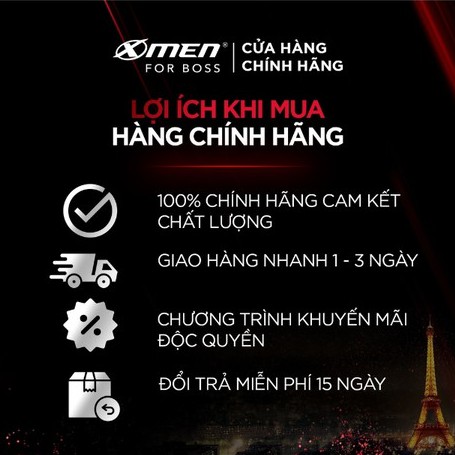 Nước Hoa Cao Cấp X-Men For Boss Intense 49ml- Hương Trầm Nội Lực