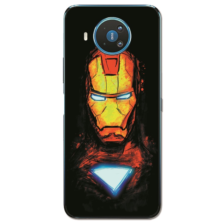 Nokia 4.2/6.2/7.2/5.3/8.3/3.4 INS Cute Cartoon Avengers Soft Silicone TPU Phone Casing Hero iron Man Graffiti Case Back Cover Couple