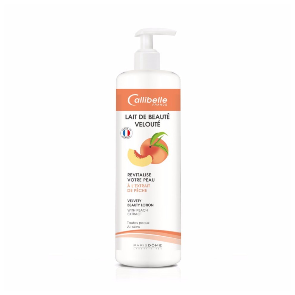 Sữa dưỡng thể tinh chất đào Callibelle Velvety Beauty Lotion With Peach Extract dành cho tất cả loại da 250ml