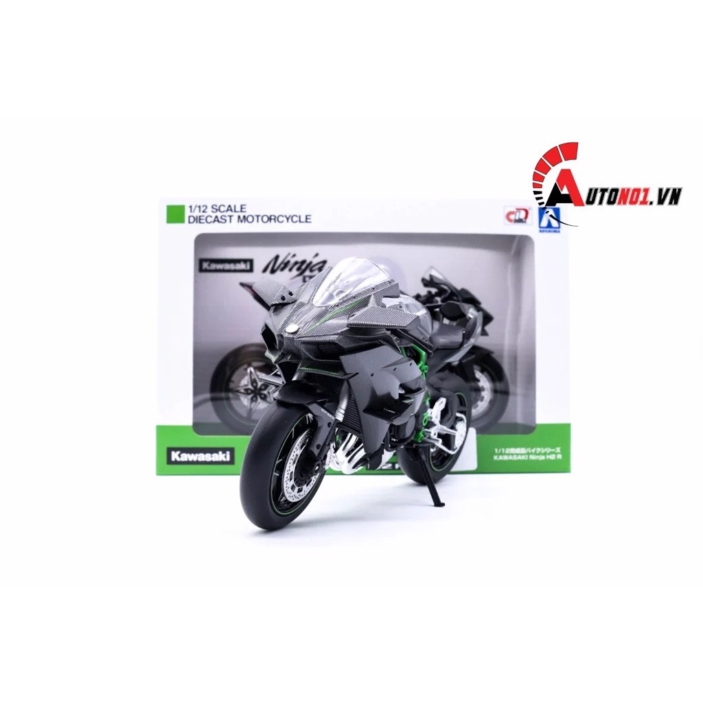 MÔ HÌNH KAWASAKI NINJA H2R 1:12 AOSHIMA 2687