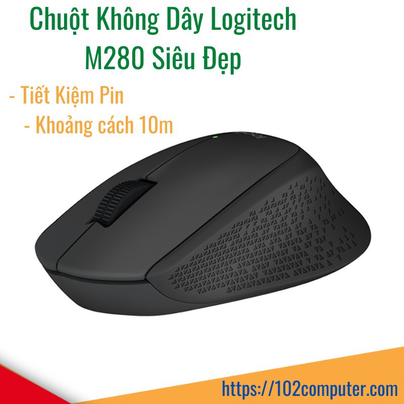 Chuột không dây Logitech M280 - Tự nhận Usb - Hàng mới 100%, Full Box