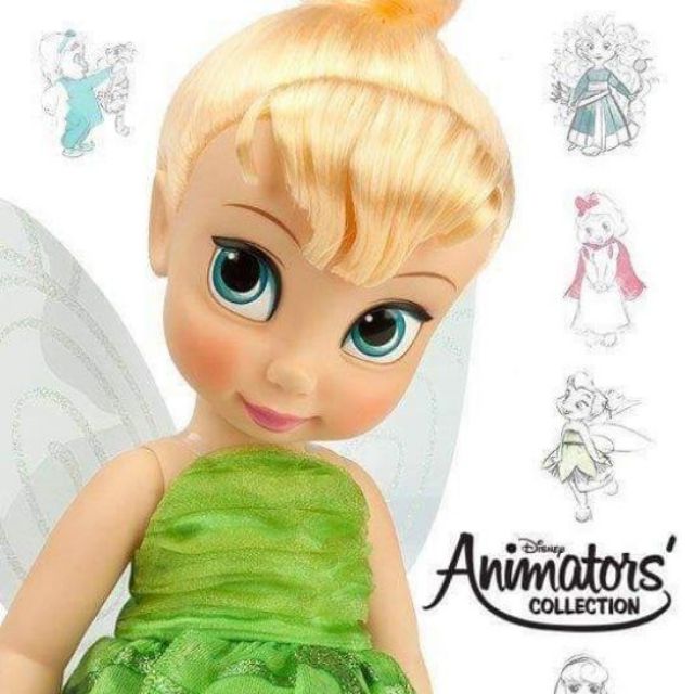 (Hàng chuẩn, 3 mã) Búp Bê Nàng tiên Bướm 39 cm Tinker Bell Disney animator Collection 16 inch doll (đồ gốc i hình)