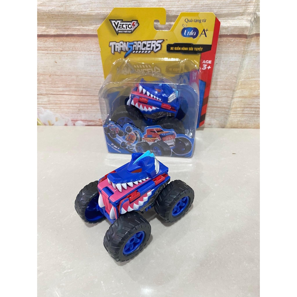 Xe biến hình mini siêu ngầu cho bé hkm Enfa - Mẫu ngẫu nhiên