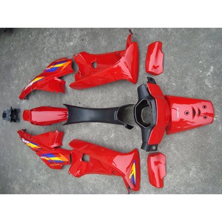 bộ vỏ nhựa wave alpha màu đỏ cờ