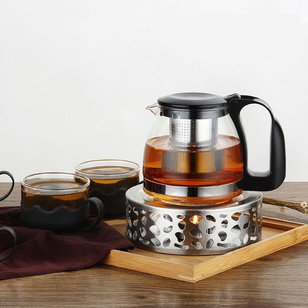 Shanrong Đế Hâm Nóng Ấm Trà Bằng Thép Không Gỉ Tiện Dụng