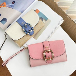 ❤️rẻ nhất shopee❤️ clutch gemma khoá đá