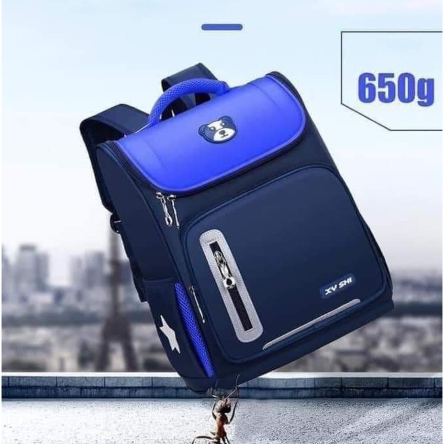 Balo Học Sinh Tiểu Học Cho Bé Gái Bé Trai ❤️ ĐỦ SIZE❤️ Balo Gấu Trẻ Em Cấp 1 SM BABY Chống Gù,Có Phản Quang,Chống Thấm.