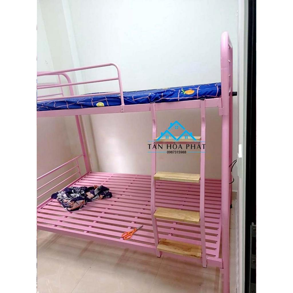 Giường sắt 2 tầng trên 1m2 dưới 1m6 – GS18