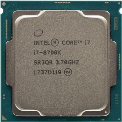 Cpu Intel I7 8700k socket 1151 tốc độ 3.7 GHz, mới 99% no box, ship từ Mỹ