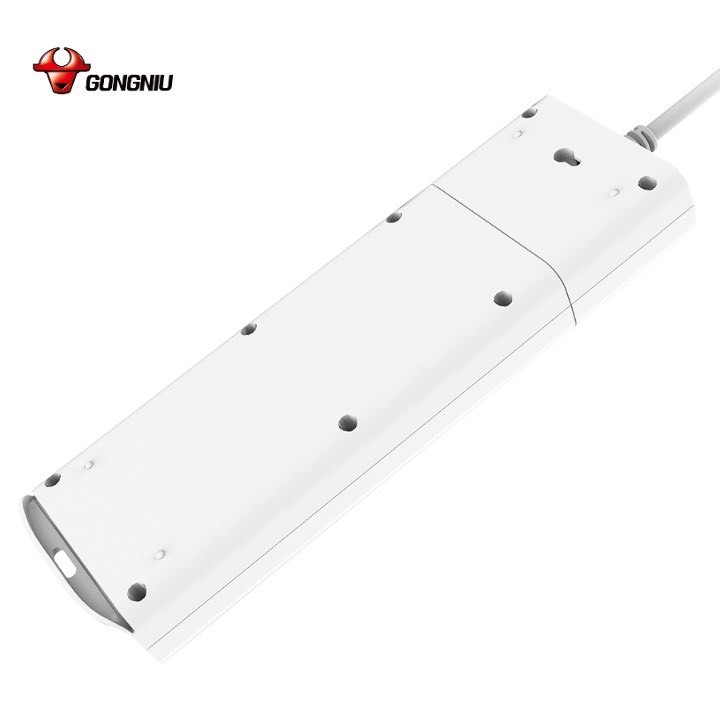 Ổ cắm điện đa năng GongNiu Bull  8 ổ 1 công tắc Công suất 2500W 10A  Dây nối dài 3 Mét nhiều ổ