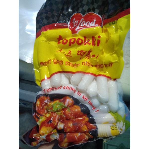 500g tokpokki xanh + 500g tokpokki đỏ kèm sốt , bột phô mai, mì không gia vị ottto