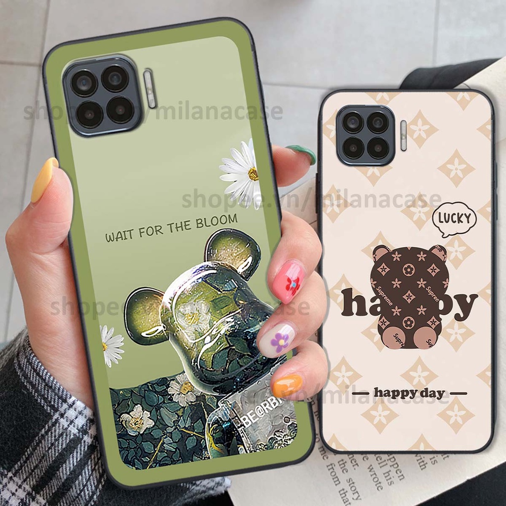 Ốp Oppo A73 / A93 gấu be@rBrick gấu Teddy Kaws siêu đẹp, phong cách, cá tính