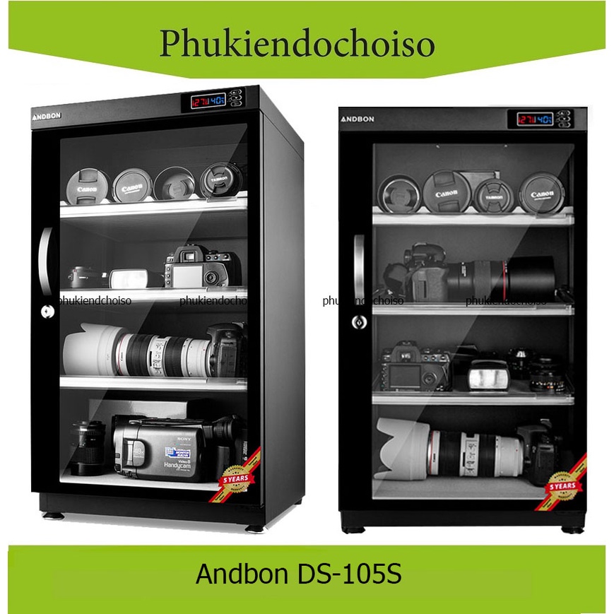 Tủ chống ẩm 100 lít, Andbon DS-105S - (New model 2022)