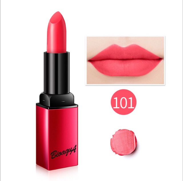 Son Lì chống thấm Bioaqua Velvet Matte Lipstick hàng nội địa Trung