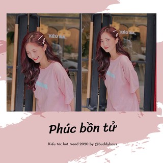 Thuốc nhuộm tóc màu Phúc bồn tử không cần dùng Thuốc tẩy tóc ❤️Freeship❤️ Combo thuốc nhuộm tặng trợ nhuộm buddyhairs