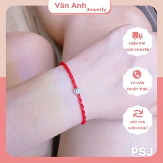 Vòng Tay may mắn Vòng tay chỉ đỏ Handmade mix hạt bạc