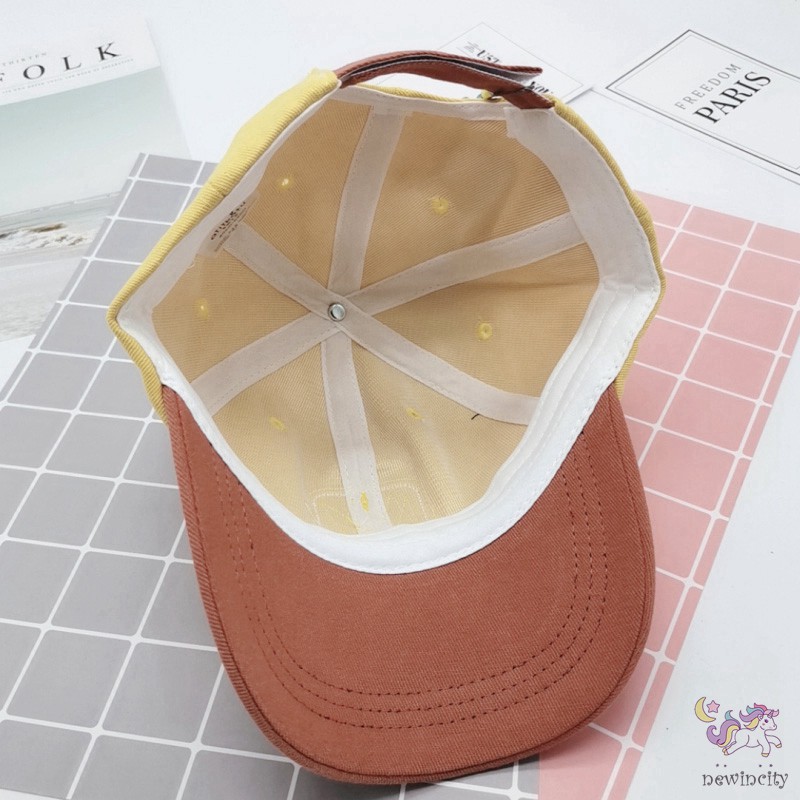 Mũ lưỡi trai in chữ thời trang dễ thương cho bé