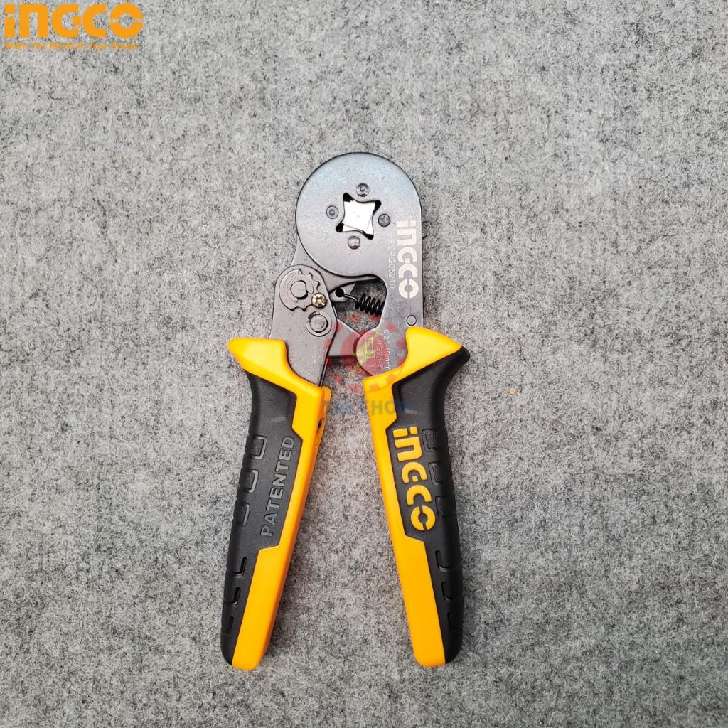 Kìm bấm cos dây điện Ingco HRCPG05210