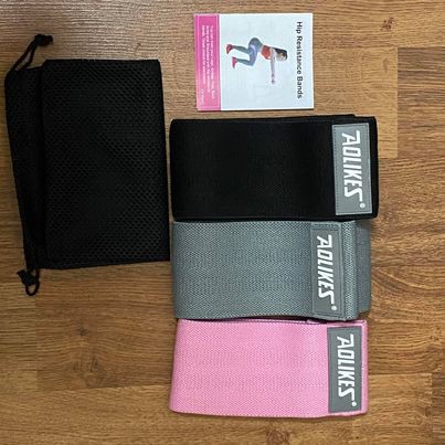 BỘ 3 DÂY Vải TẶNG TÚI LƯỚI + HDSD] Dây Kháng Lực Miniband Tập Mông Aolikes BDTM-1245