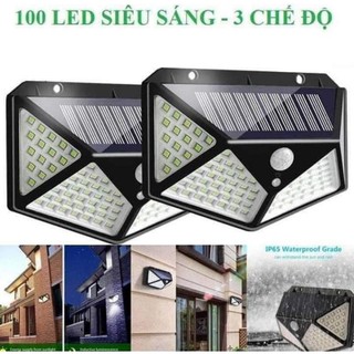 Đèn năng lượng cảm biến mặt trời 100 led
