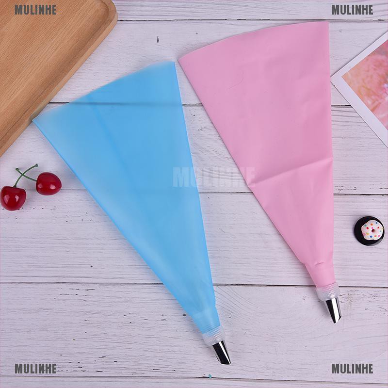 Bộ Túi Bắt Bông Kem Bằng Silicone Tiện Dụng