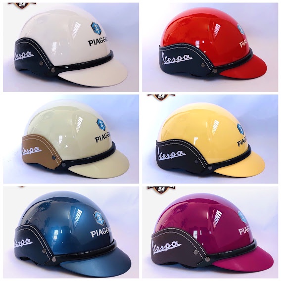 [Mã SKAMLSC5263 giảm 10% đơn 100K] Mũ bảo hiểm nửa đầu vespa cao cấp cực đẹp và sang phù hợp cả nam và nữ giá rẻ