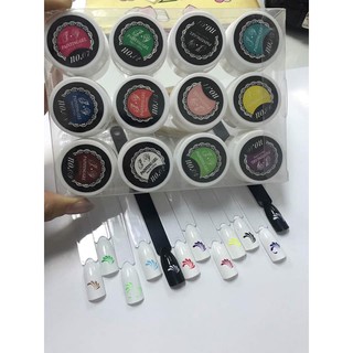 Gel vẽ 12 màu - phụ kiên làm nail