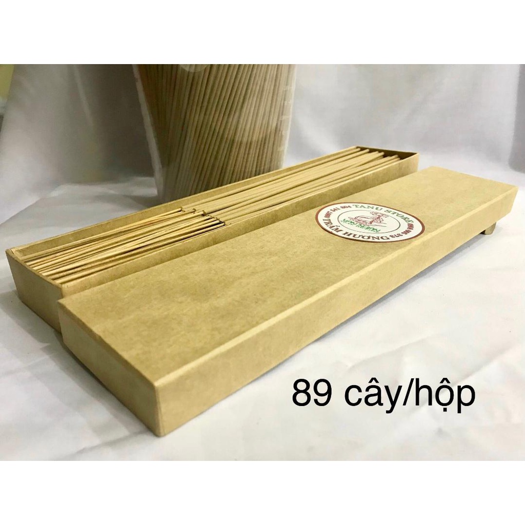 Nhang cây Trầm Hương 30 cm- thơm chuẩn Trầm hương, dâng gia tiên, thanh lọc không khí, tẩy uế hiệu quả- Tanu Store