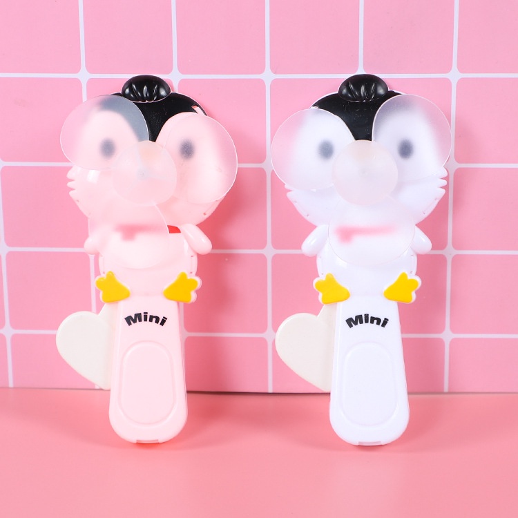 Quạt bóp tay hình thú bằng nhựa nhiều màu sắc cho bé