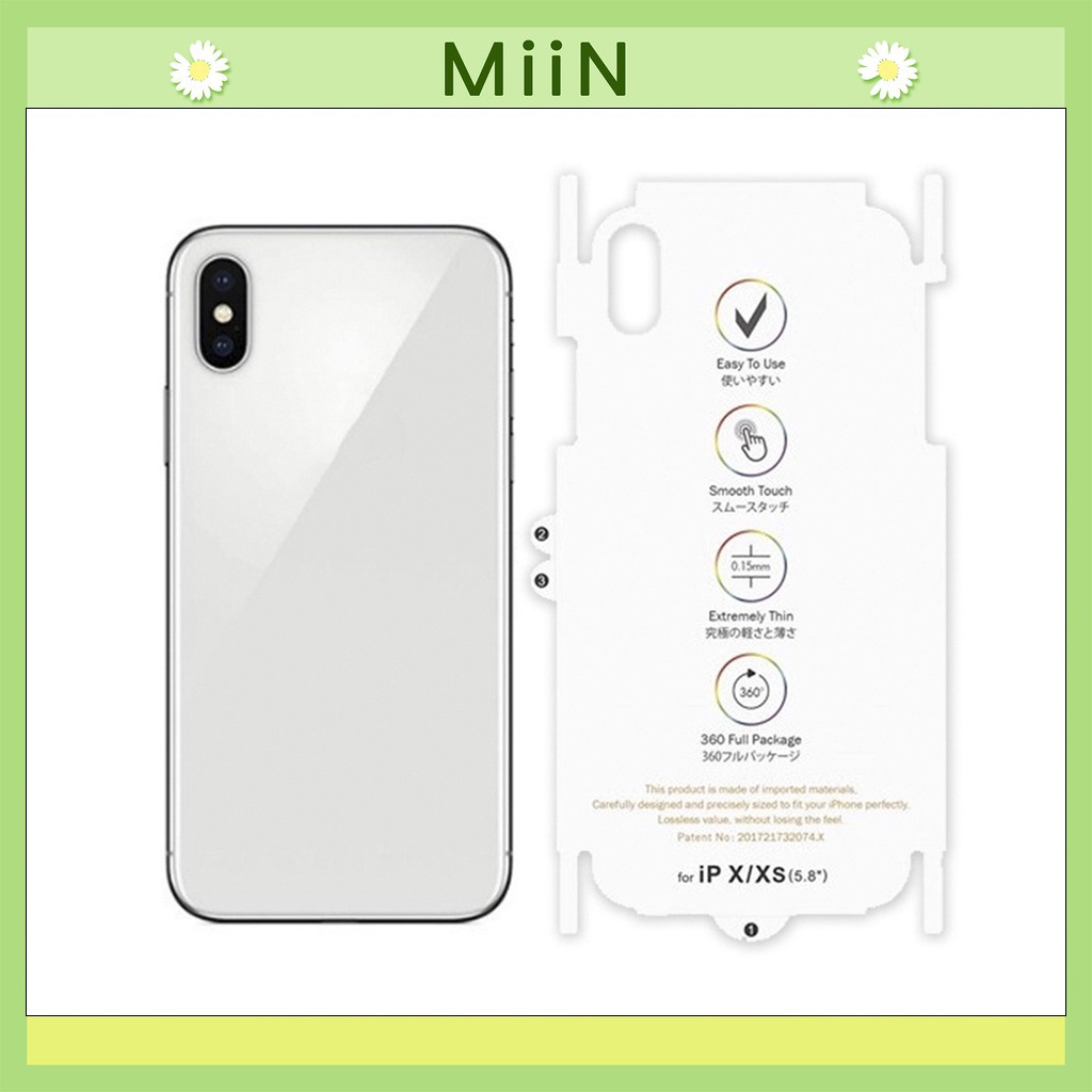 Miếng Dán Cường Lực PPF Mặt Sau Cho Điện Thoại Iphone